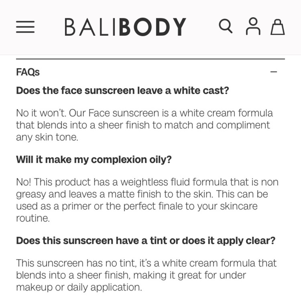 Bali Body SPF50 Hydrating Face Sunscreen - Picture 11 of 14